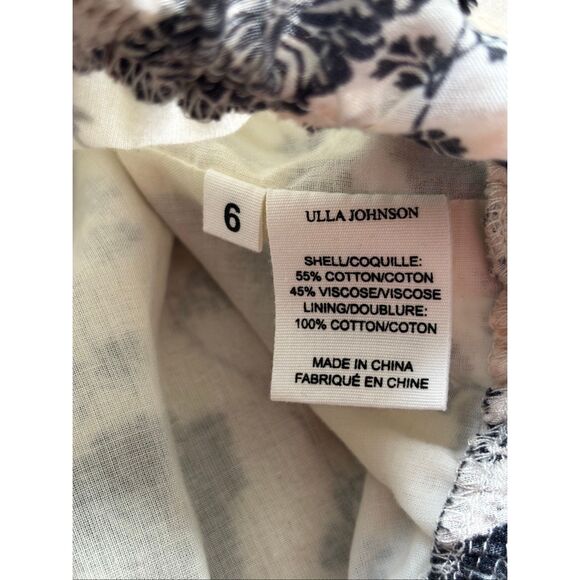 Ulla Johnson Nadya top blouse gardenia floral size 6 - Picture 6 of 14